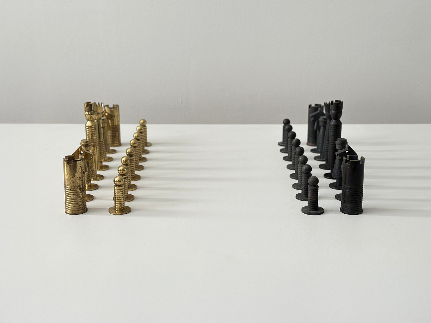1950s – Carl Auböck brass chess set
