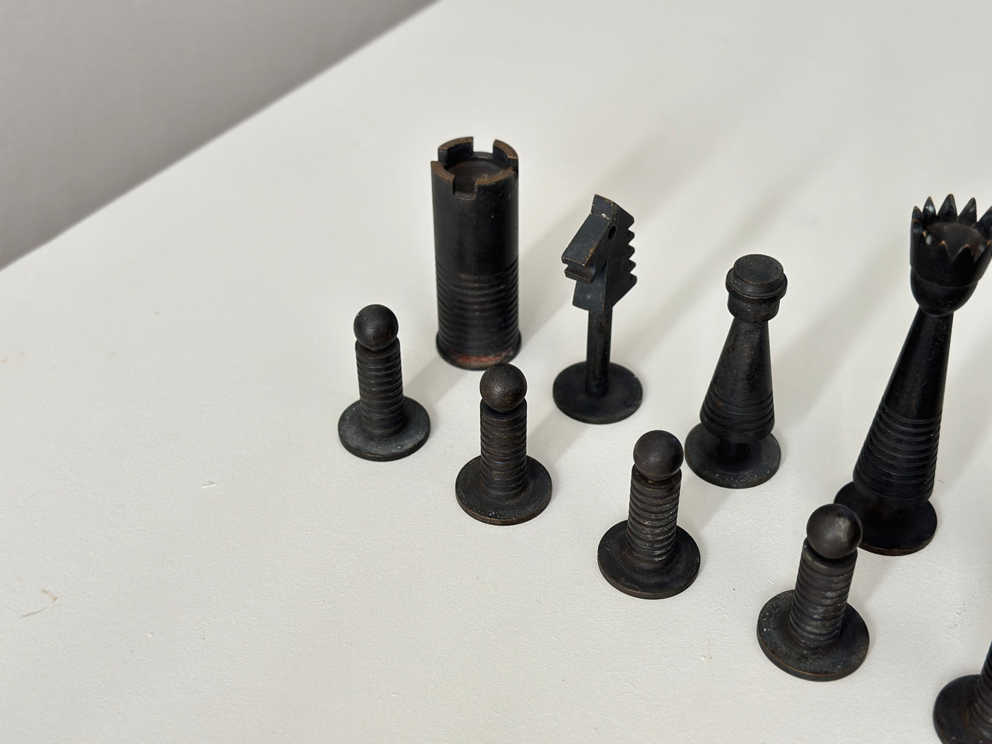 1950s – Carl Auböck brass chess set