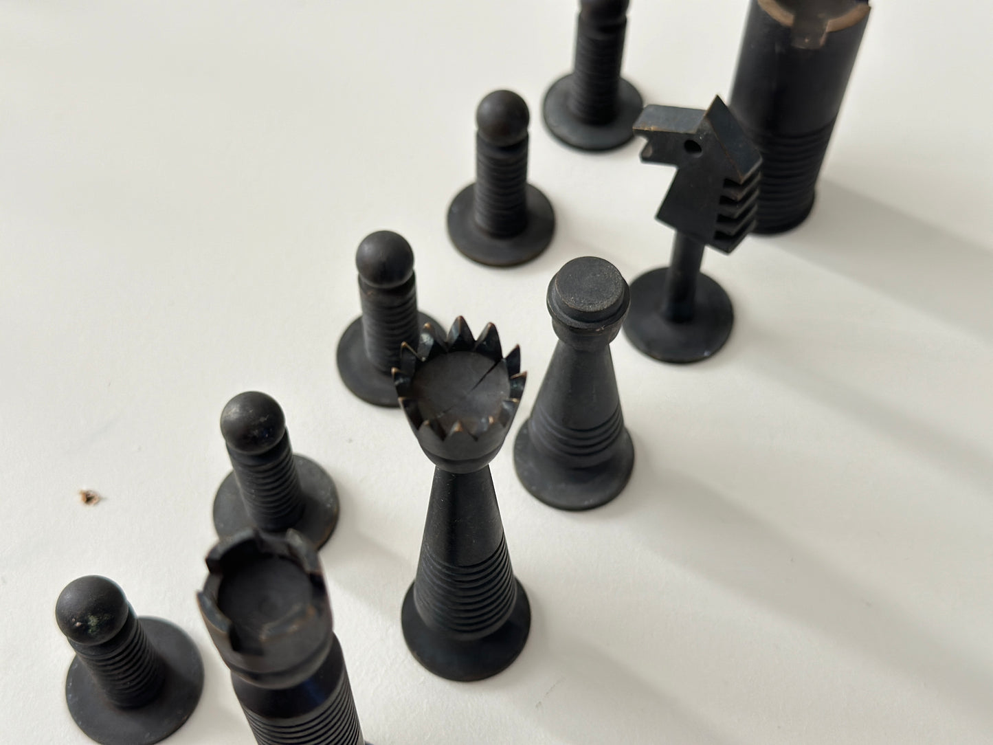 1950s – Carl Auböck brass chess set