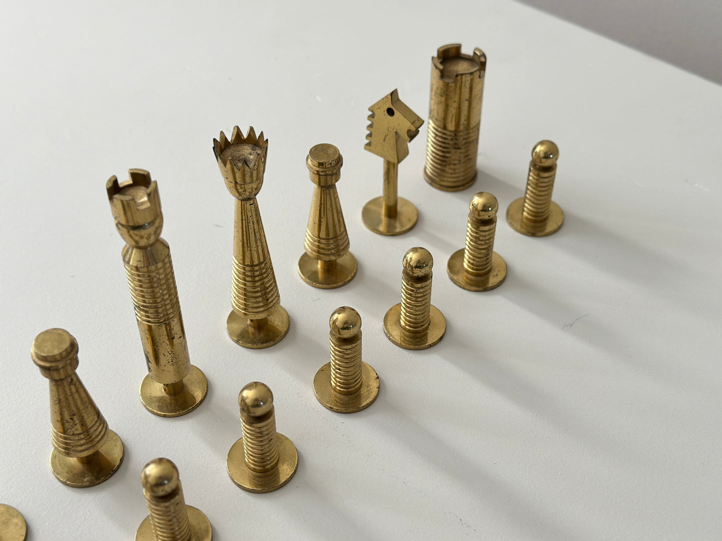 1950s – Carl Auböck brass chess set