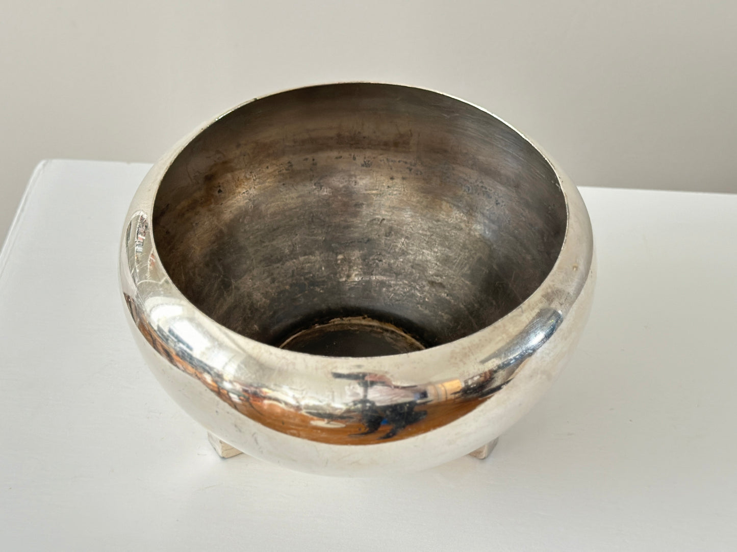 1936 – Art Deco silver plated footed bowl by Reed & Barton
