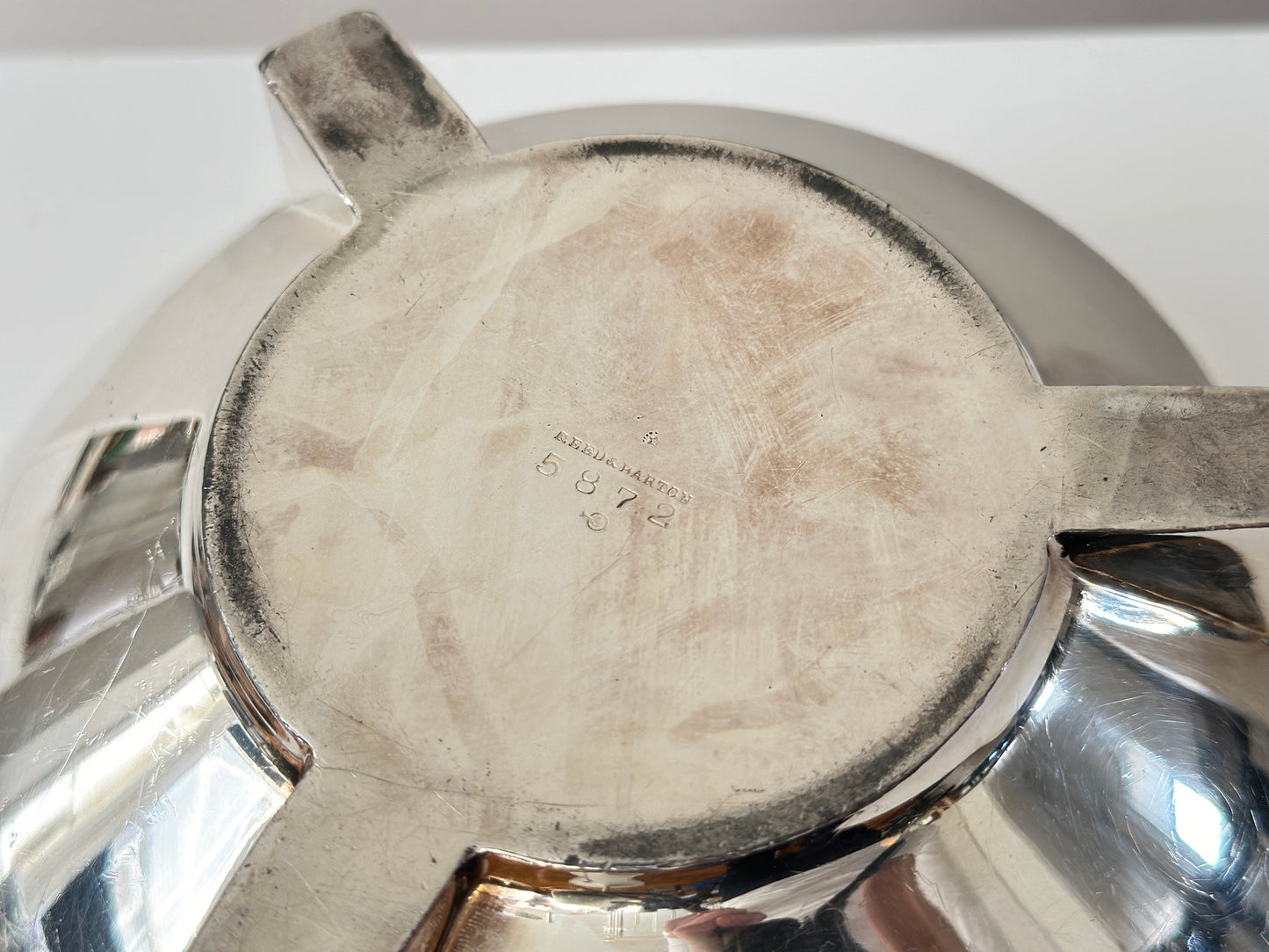 1936 – Art Deco silver plated footed bowl by Reed & Barton