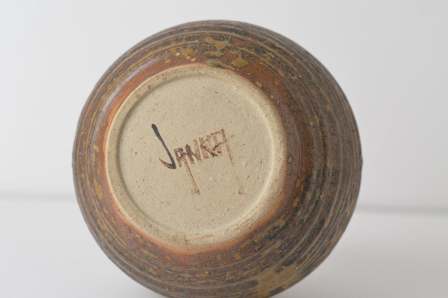 1960s– Janka Raku Pottery Vase