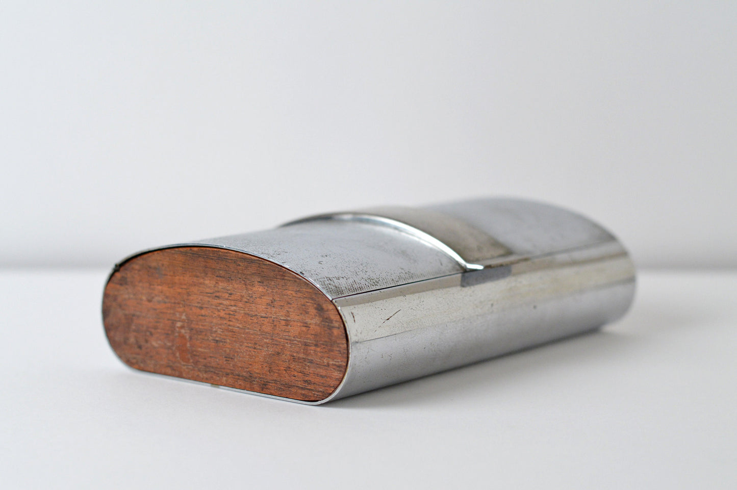 1950s– Carl Aubock Art Deco Nickel and Wood Box
