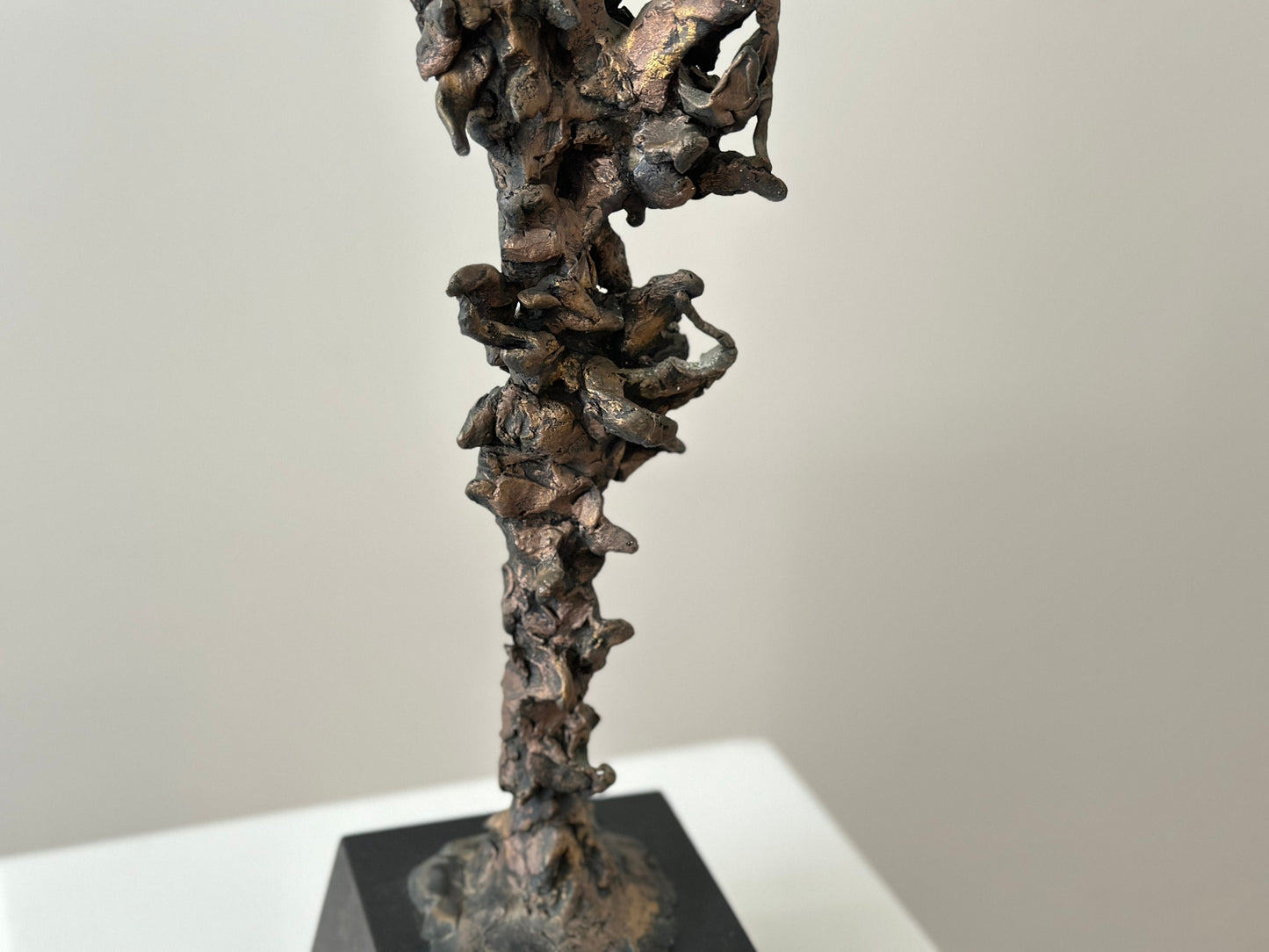 1965 – Netti Fishstein bronze brutalist figure sculpture