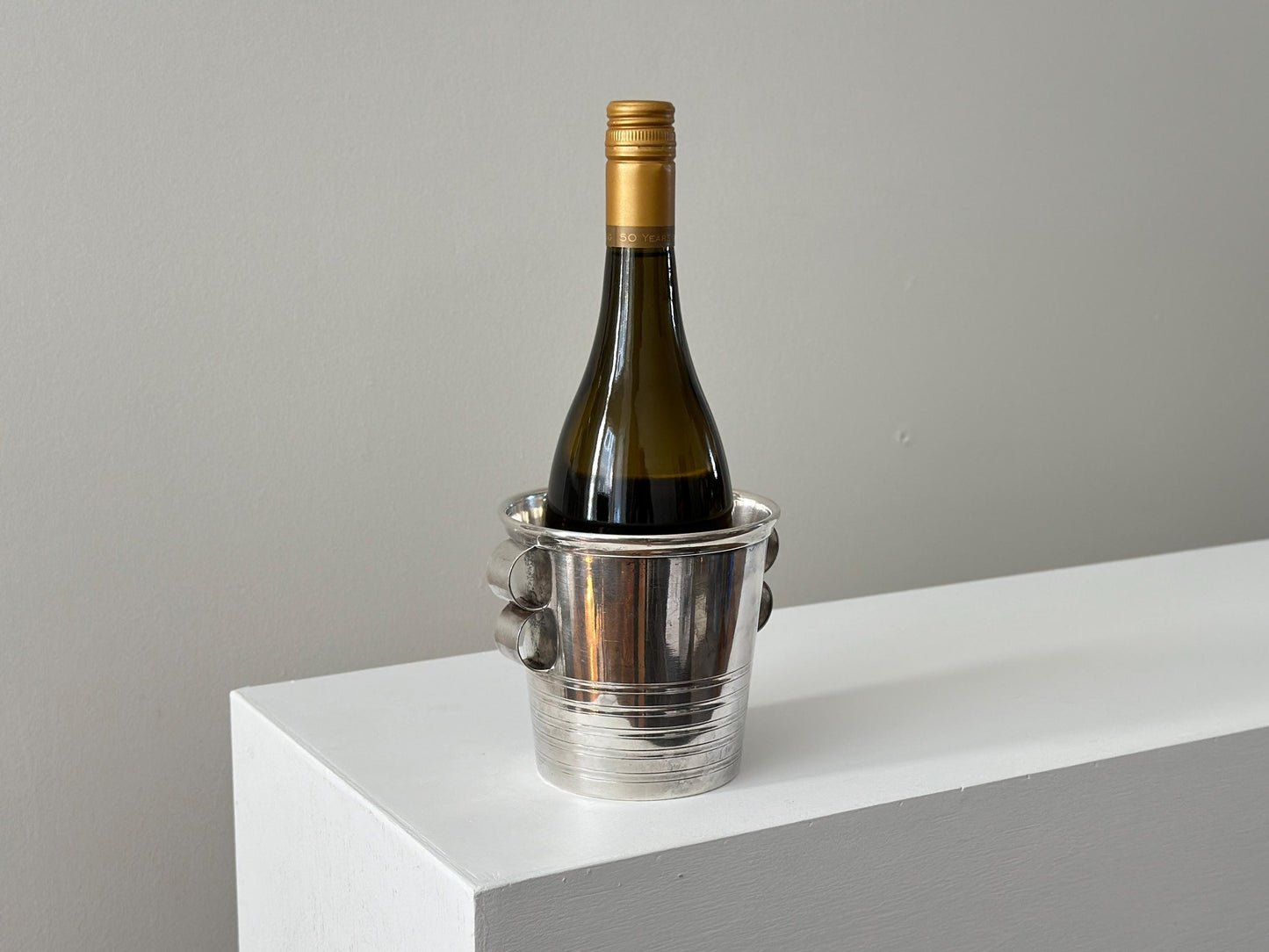1930s – French Art Deco silver plated champagne bucket
