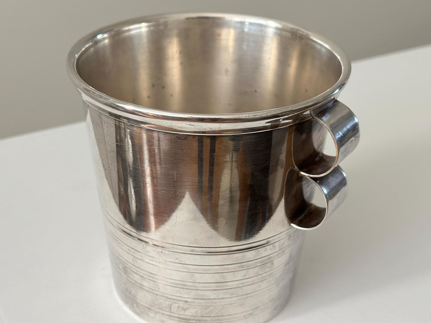 1930s – French Art Deco silver plated champagne bucket