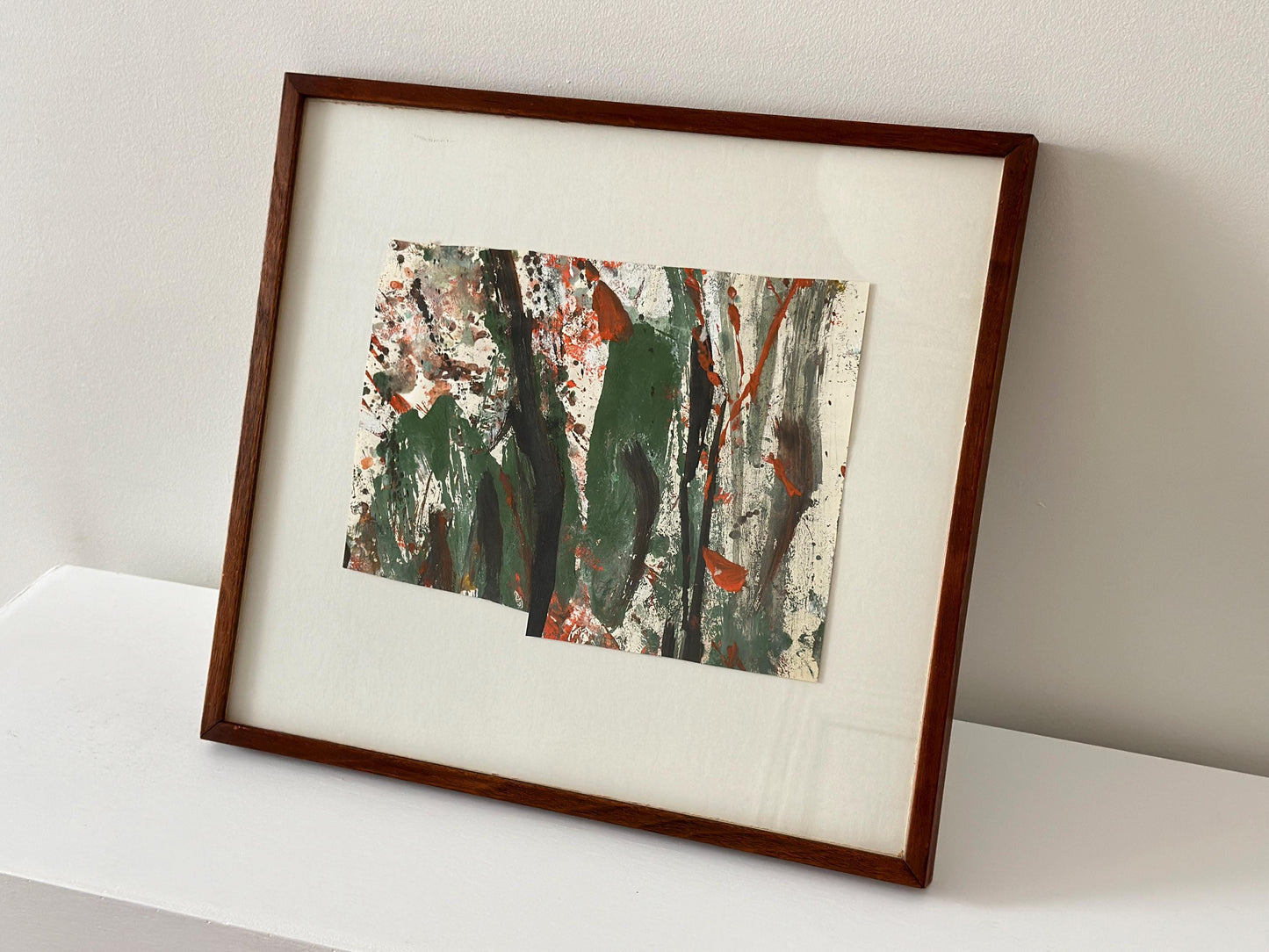 1960s – Mid-Century Signed abstract expressionist painting