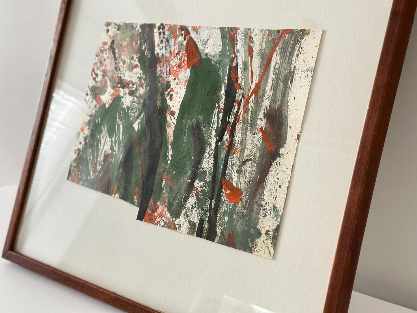 1960s – Mid-Century Signed abstract expressionist painting