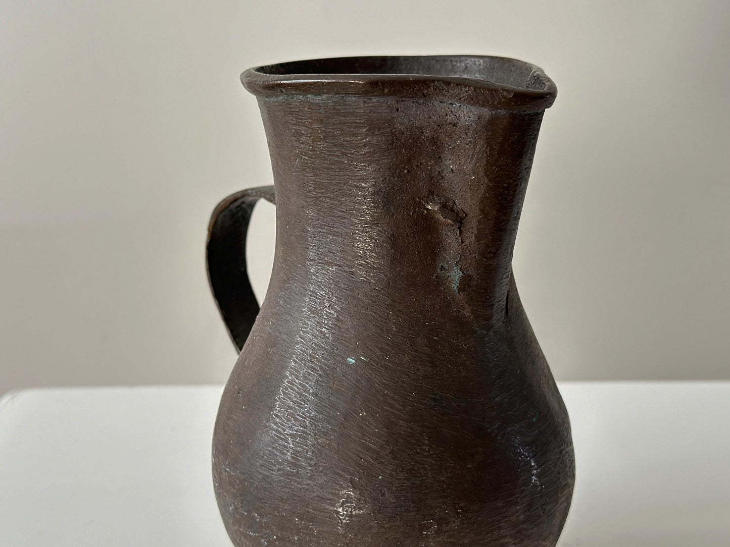 Early leaded bronze jug or ewer