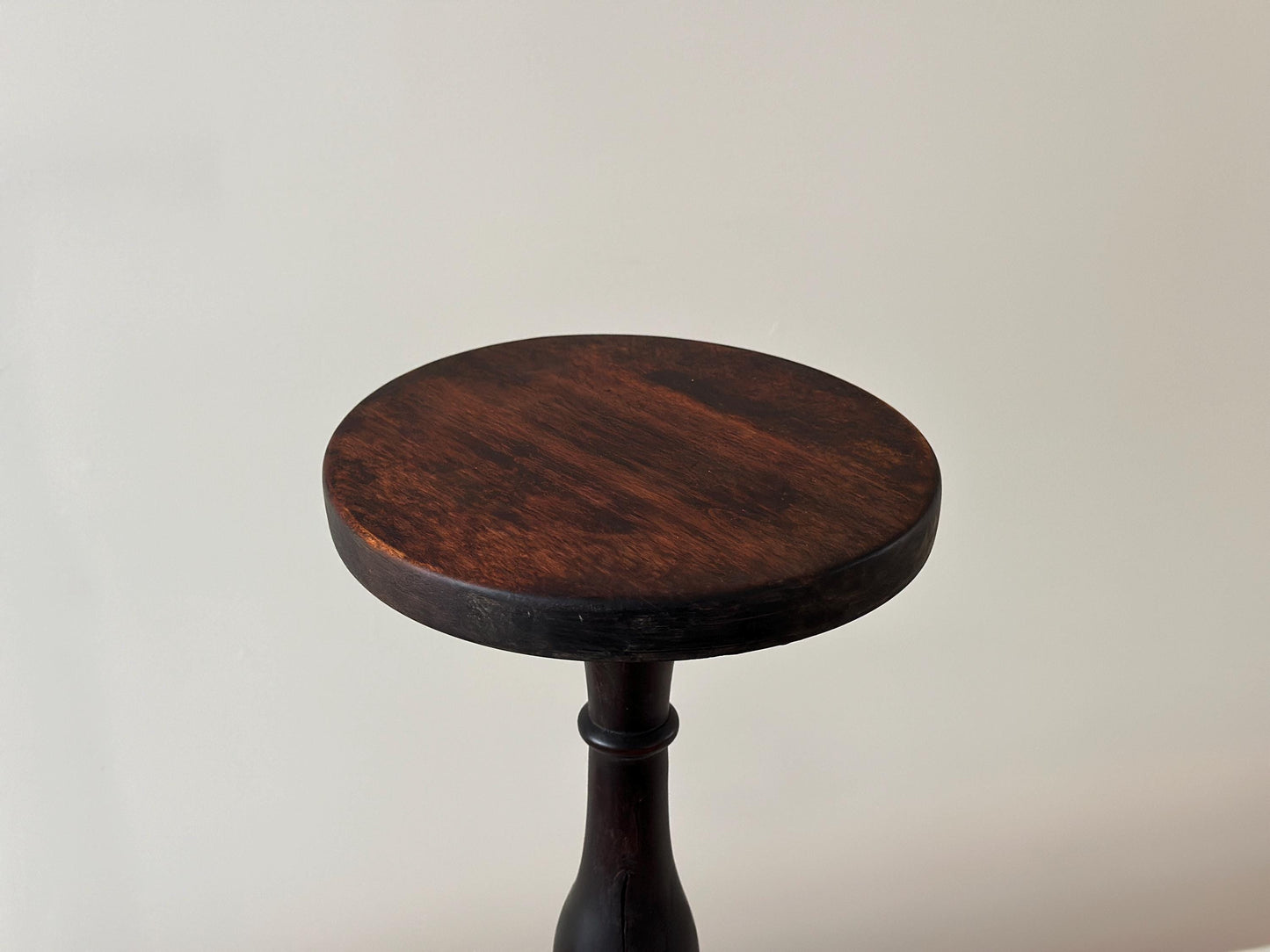 Antique ball foot plant stand pedestal table