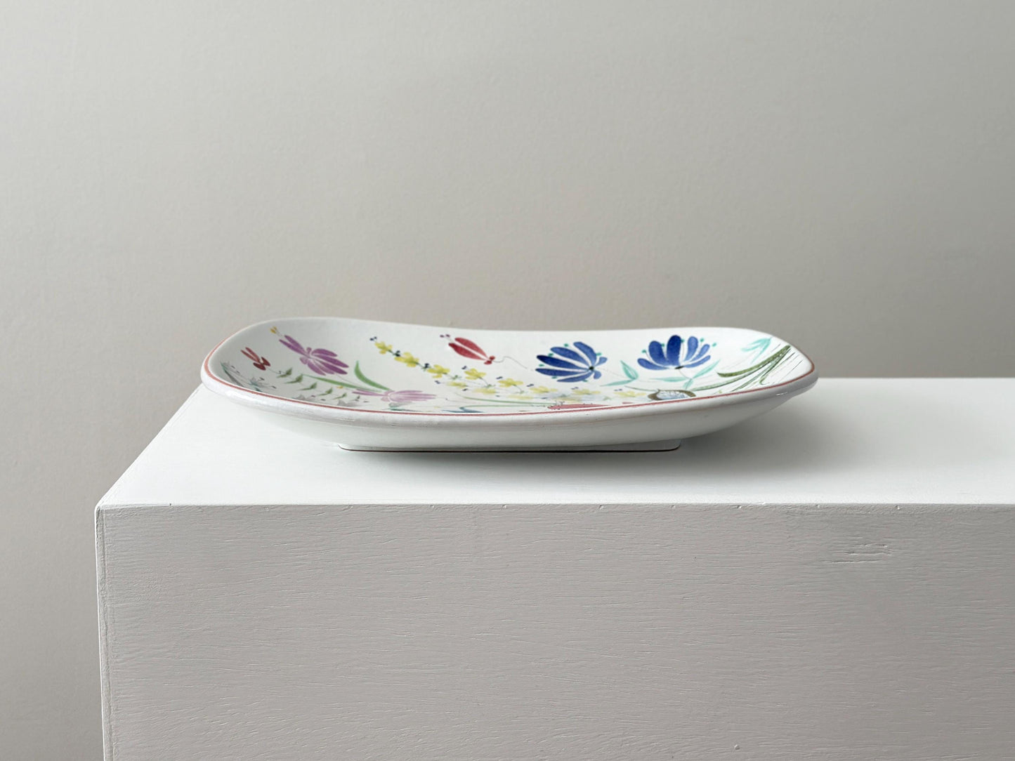 1950s – Stig Lindberg Faience hand painted eathenware tray