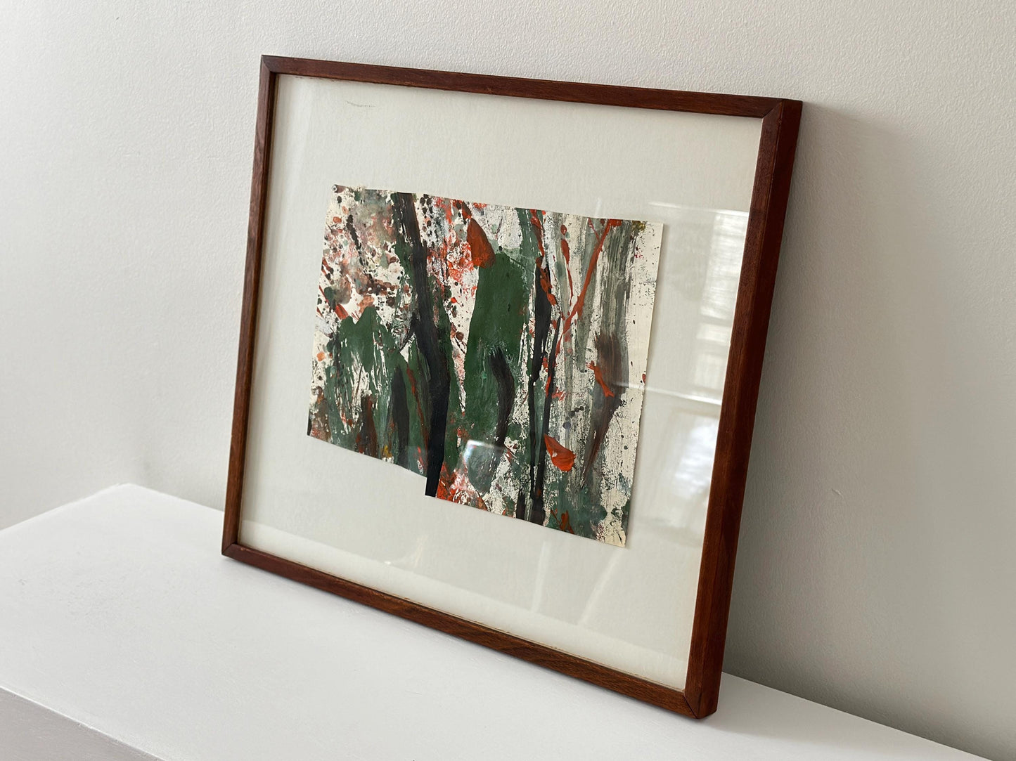 1960s – Mid-Century Signed abstract expressionist painting
