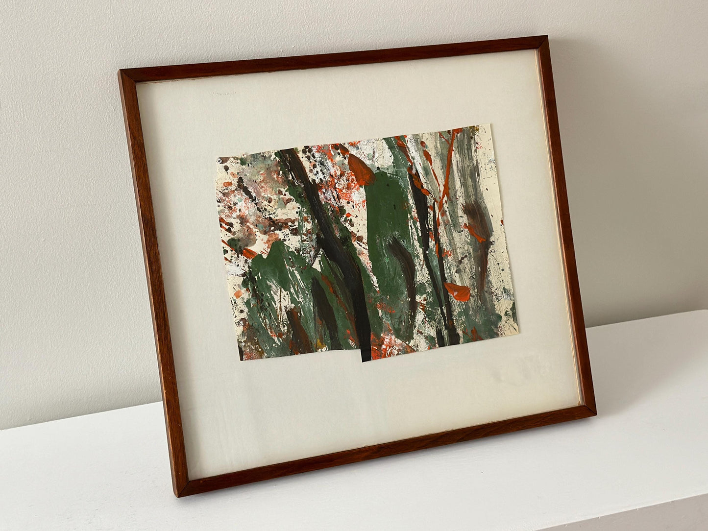 1960s – Mid-Century Signed abstract expressionist painting