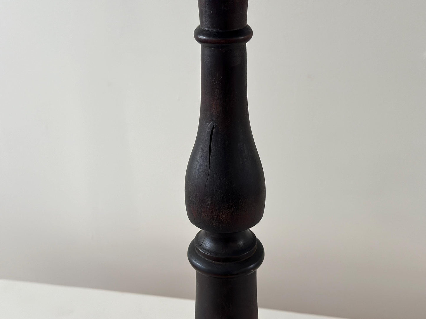 Antique ball foot plant stand pedestal table