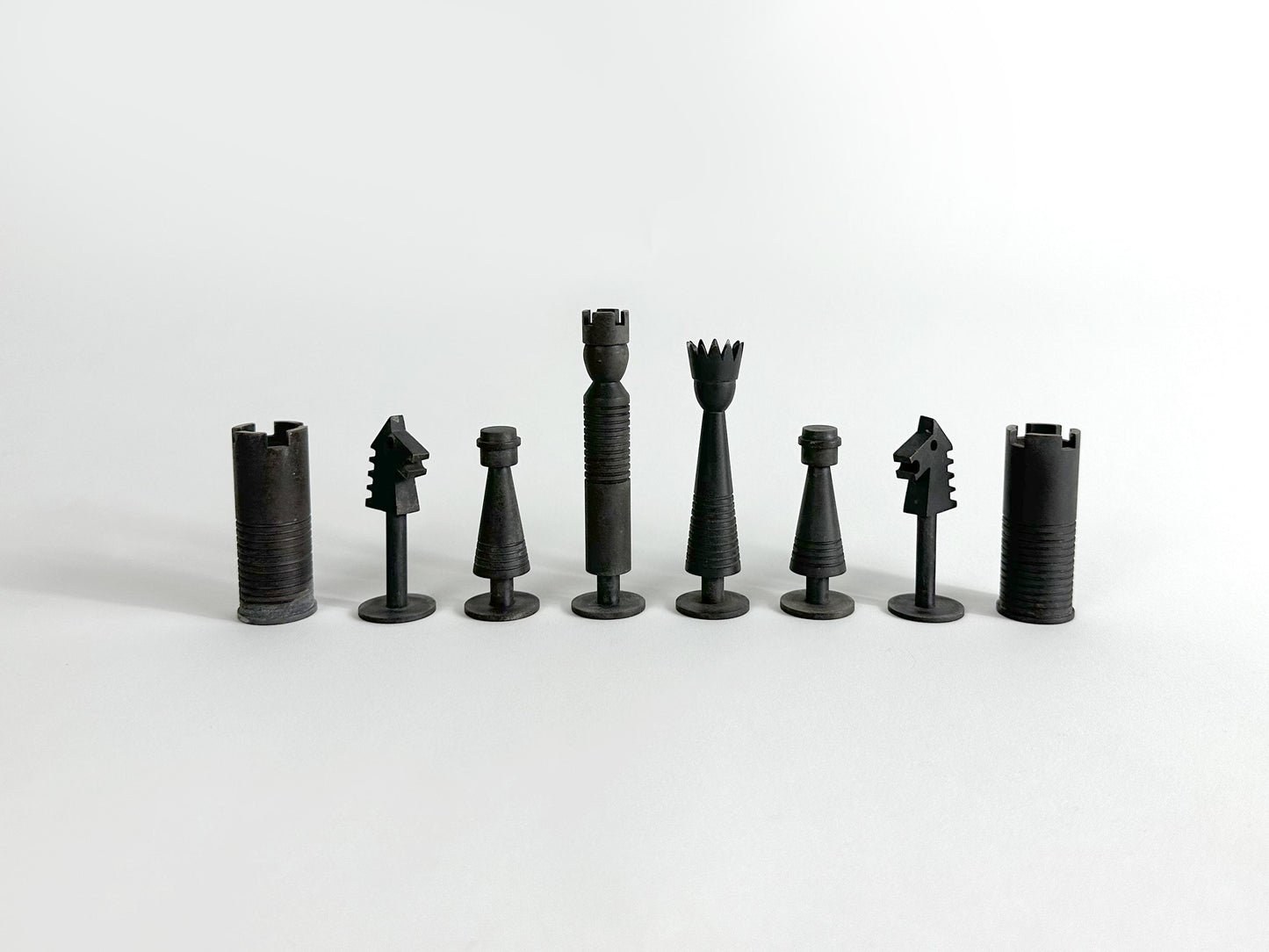 1950s – Carl Auböck complete set of chess pieces