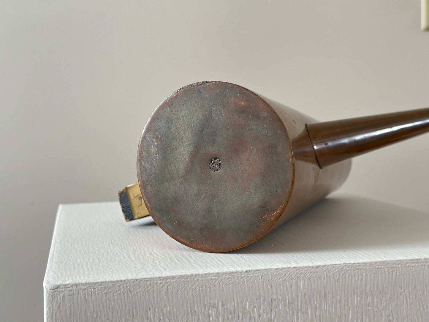 1950s – Large copper coffee pot or watering can with a bauhaus design