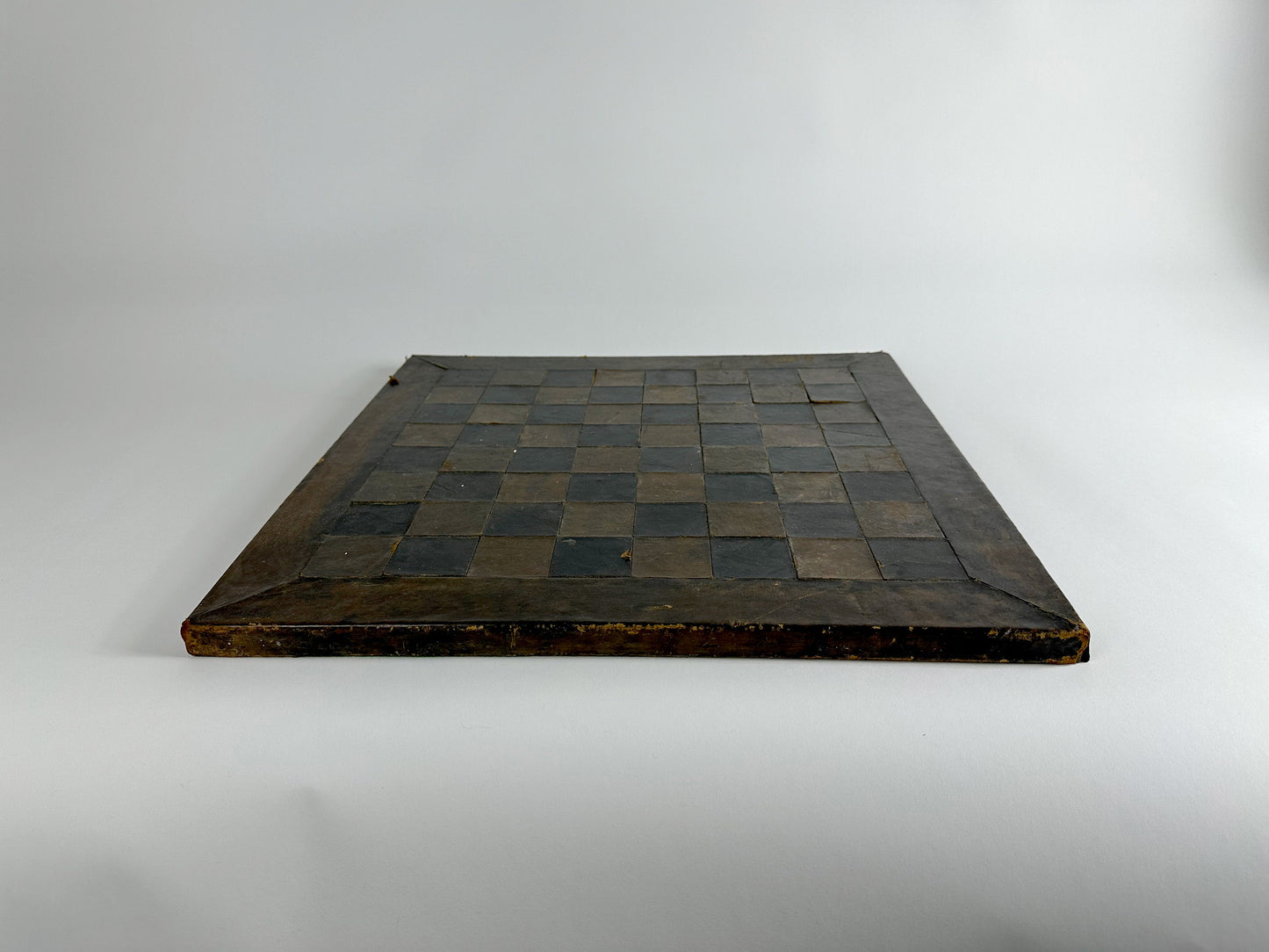 1970s – 20" Leather Patchwork Chess Board