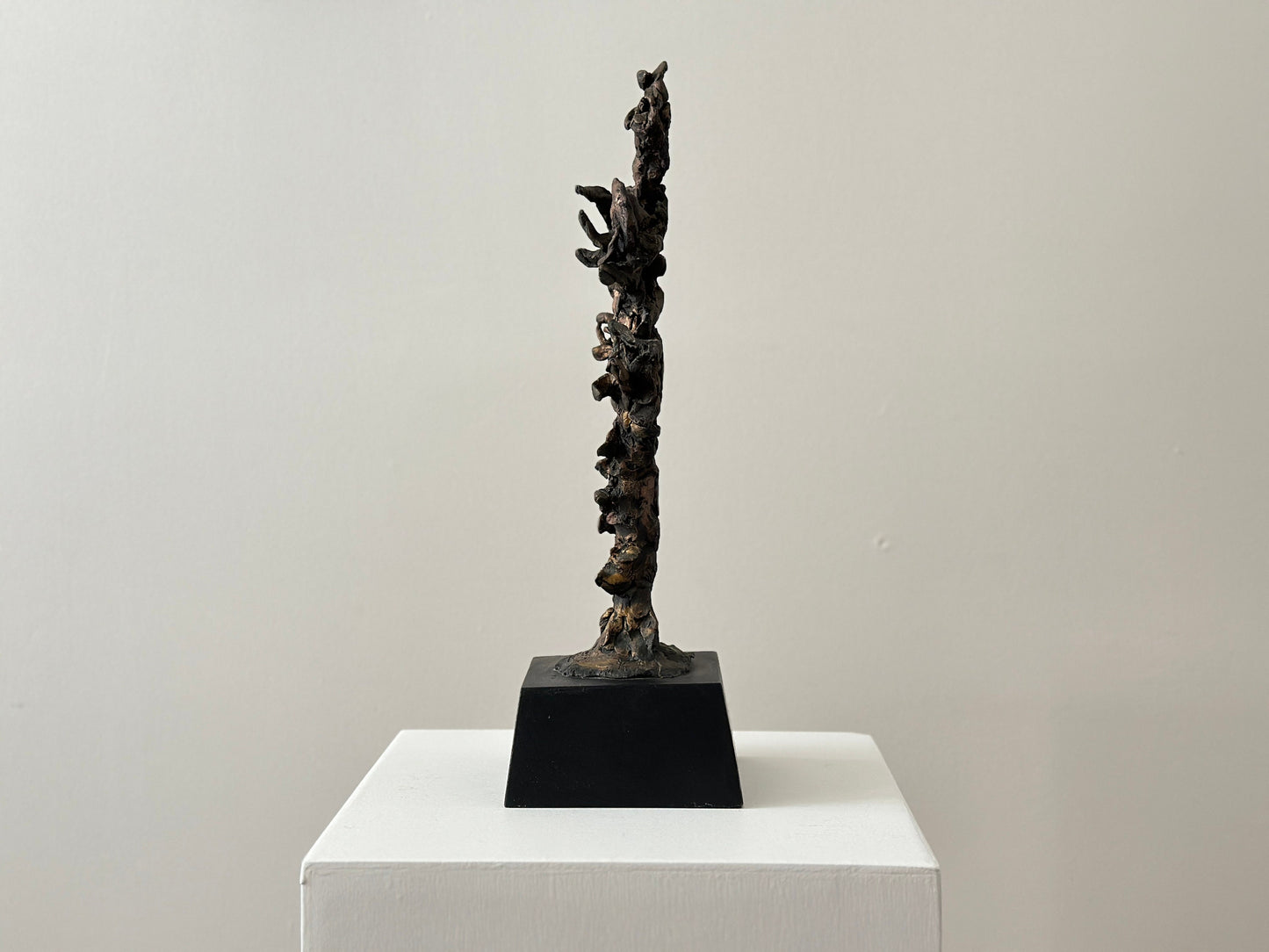 1965 – Netti Fishstein bronze brutalist figure sculpture