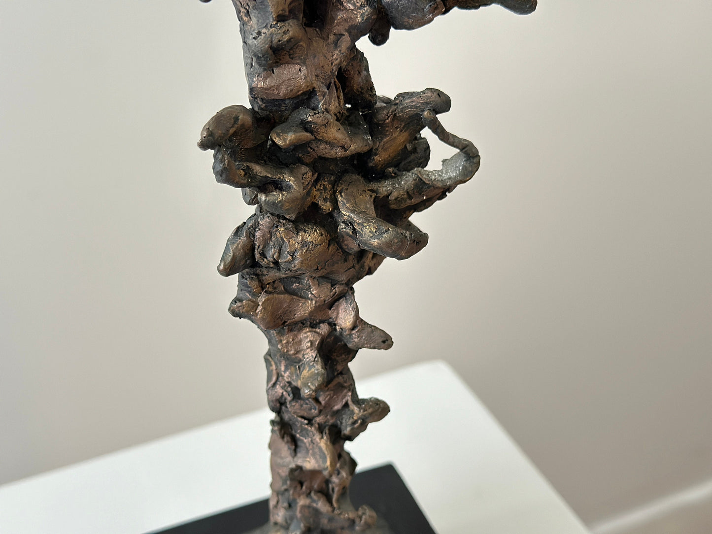 1965 – Netti Fishstein bronze brutalist figure sculpture