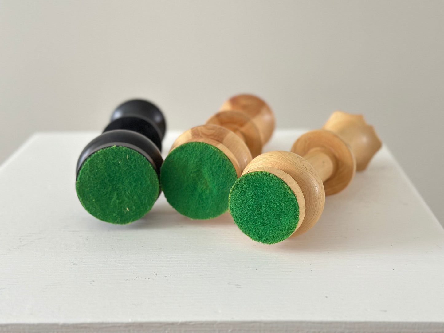 1970s – Oversized wooden chess set and board