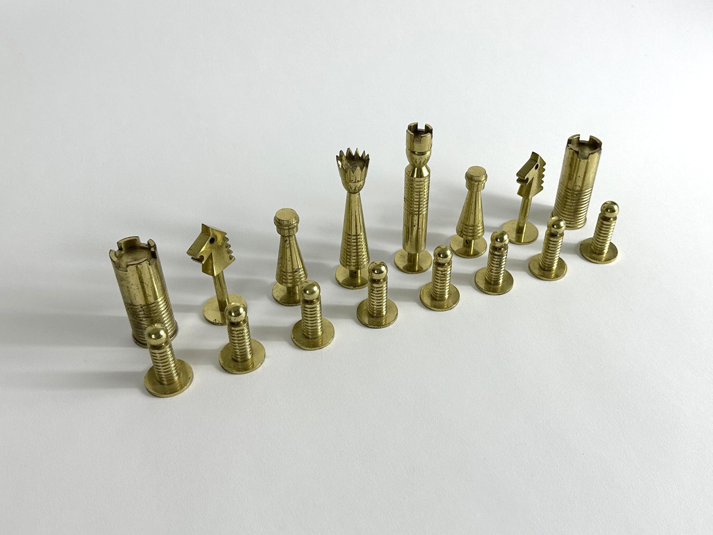 1950s – Carl Auböck complete set of chess pieces