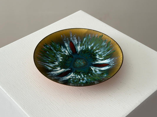 1960s – Mid Century art enamel dish or catch all by Edwards Star