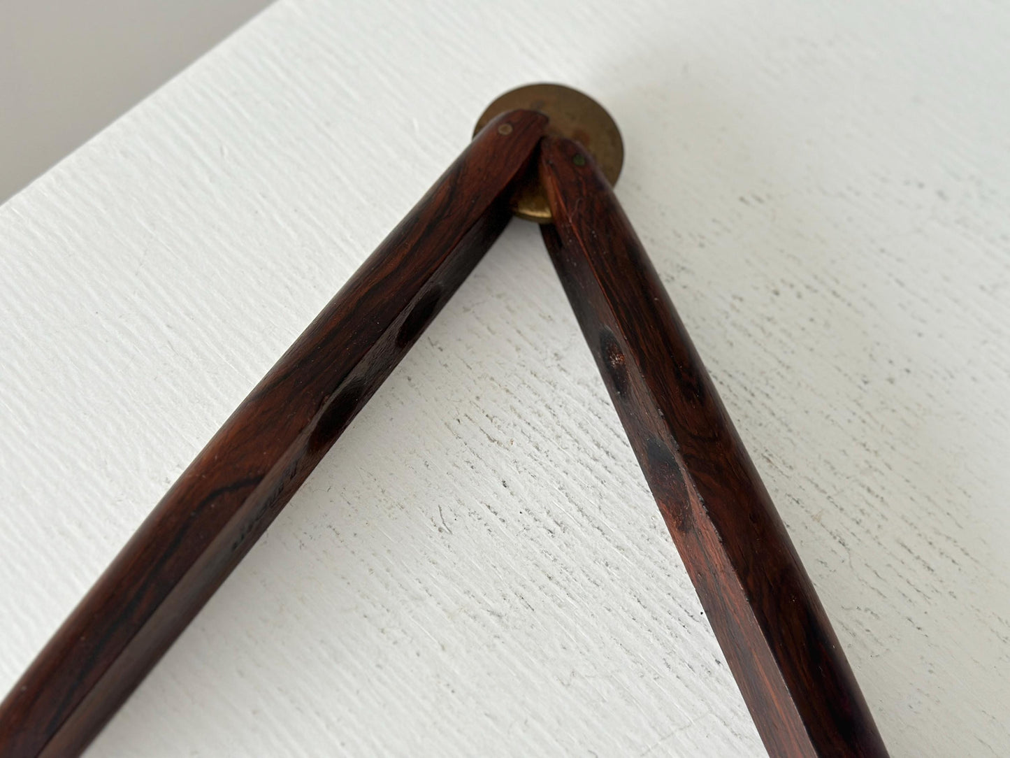 1950s – Danish rosewood and brass nutcracker by Preben Broste