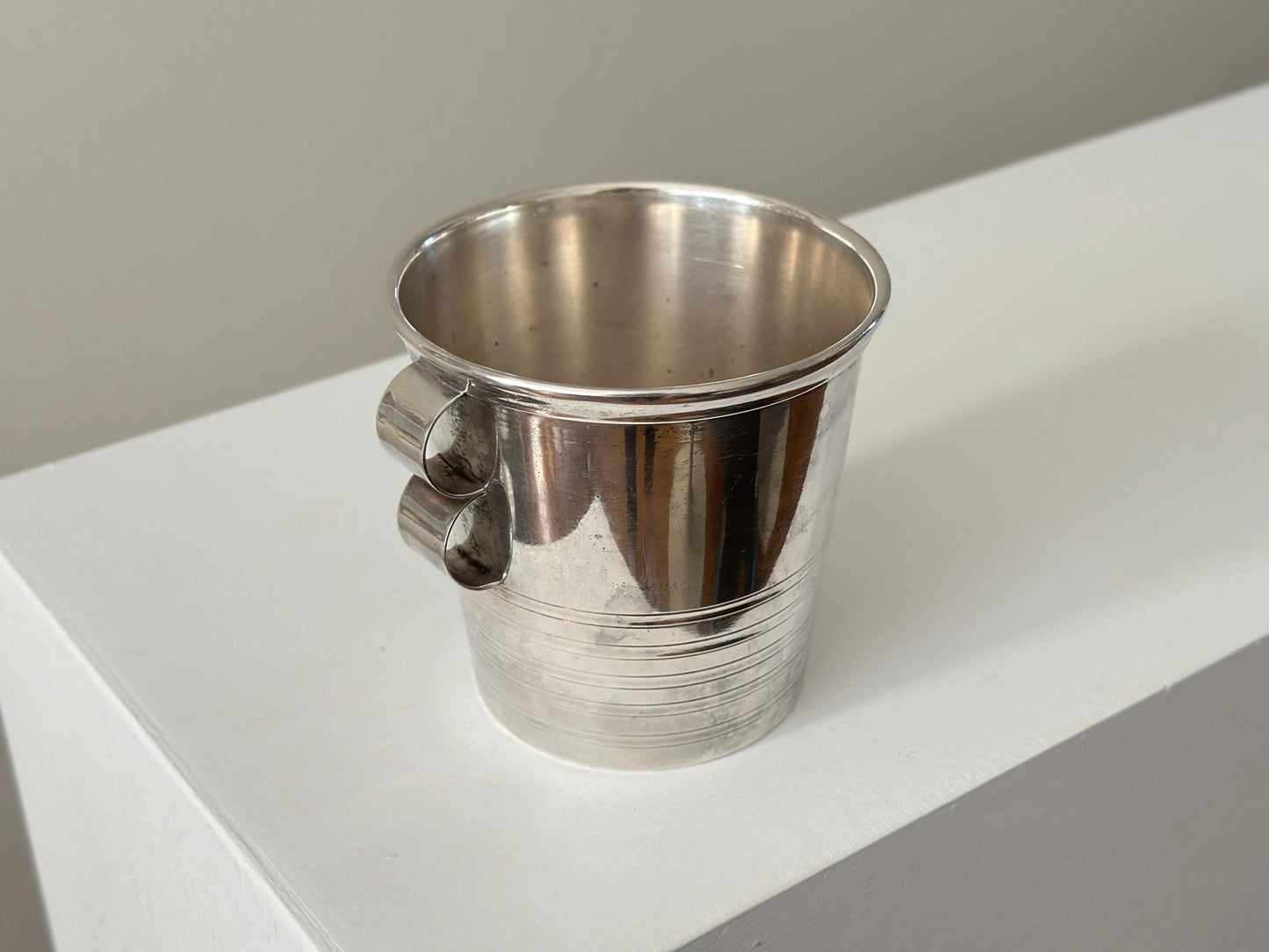 1930s – French Art Deco silver plated champagne bucket