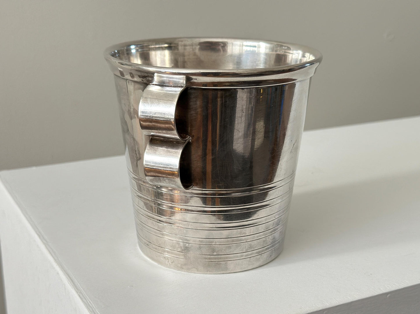 1930s – French Art Deco silver plated champagne bucket