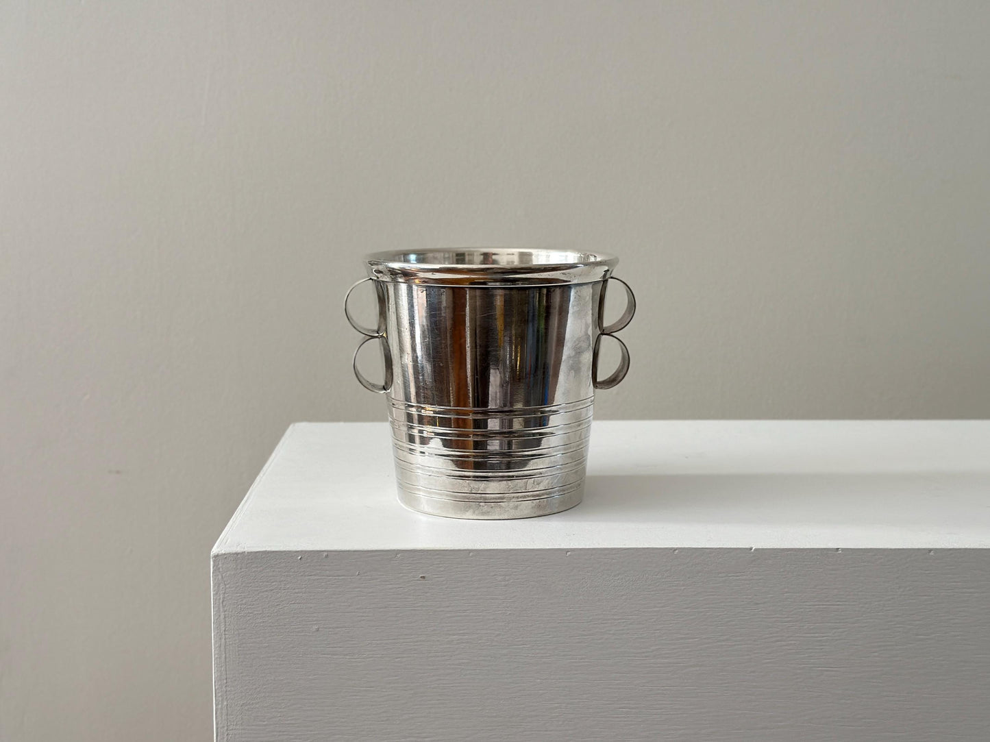 1930s – French Art Deco silver plated champagne bucket